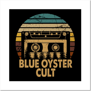 Design Blue Öyster  Proud Name Retro 70s 80s 90s Gift Posters and Art